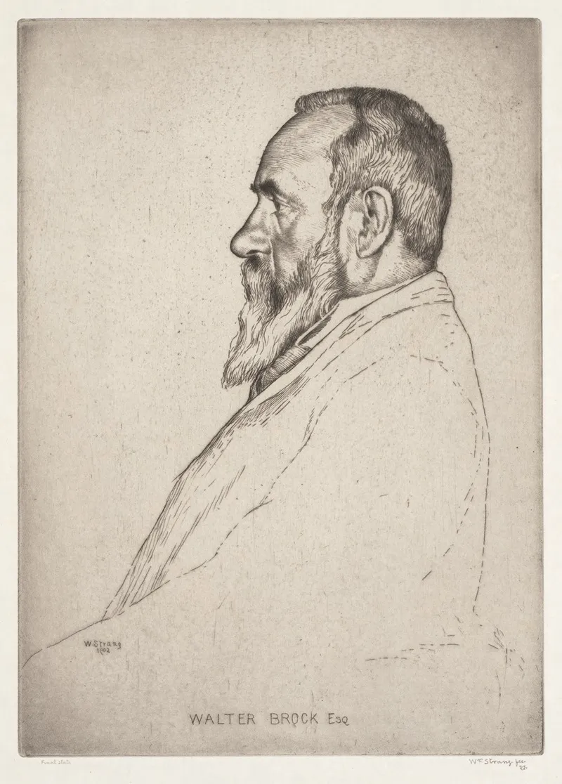 Portrait Of Walter Brock