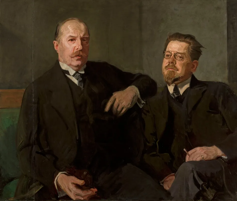 Portrait Of Weysenhoff And Wladyslaw Reymont