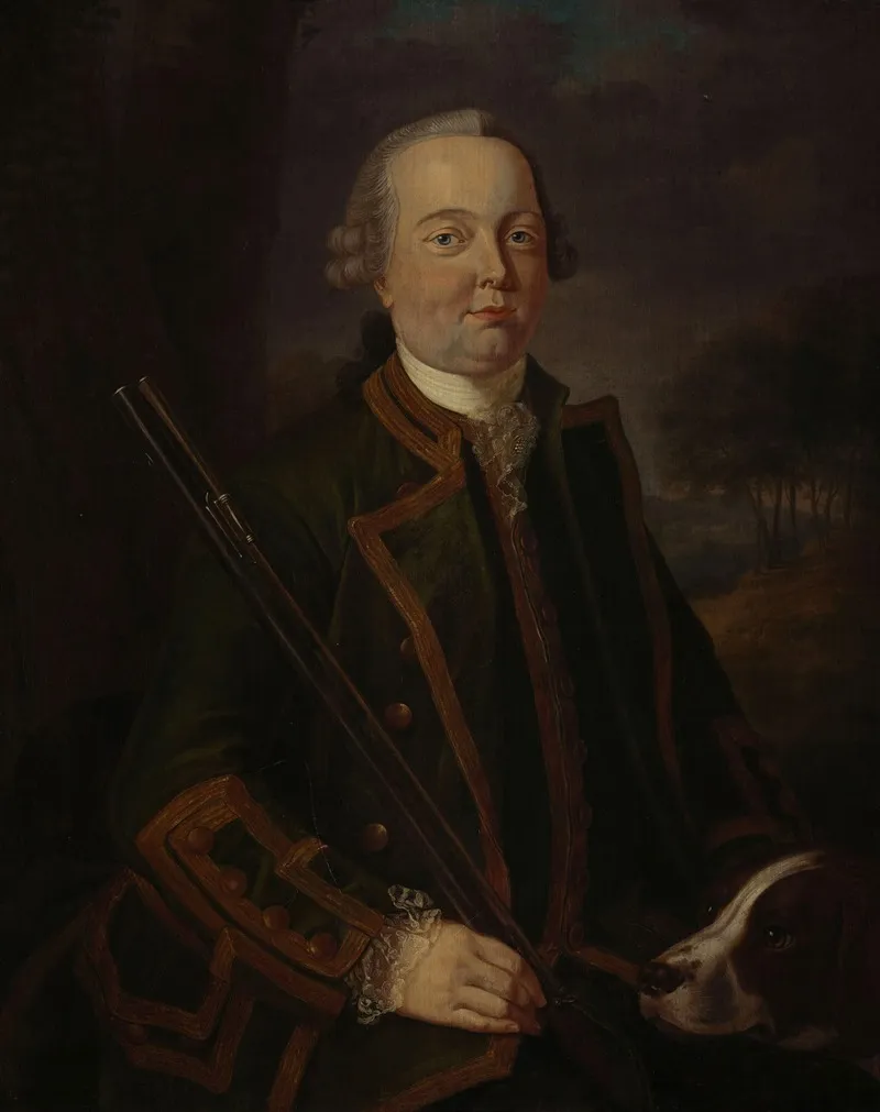 Portrait Of Wigbold Adriaan Van Nassau 1797 Wall Art by Tethart Philip Christian Haag - High-Resolution Digital Print