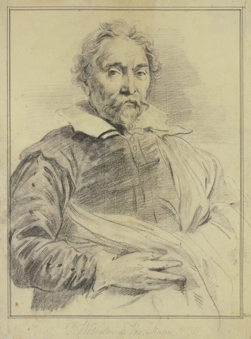 Portrait Of Wilhelm De Vos Wall Art by Anthony van Dyck - High-Resolution Digital Print