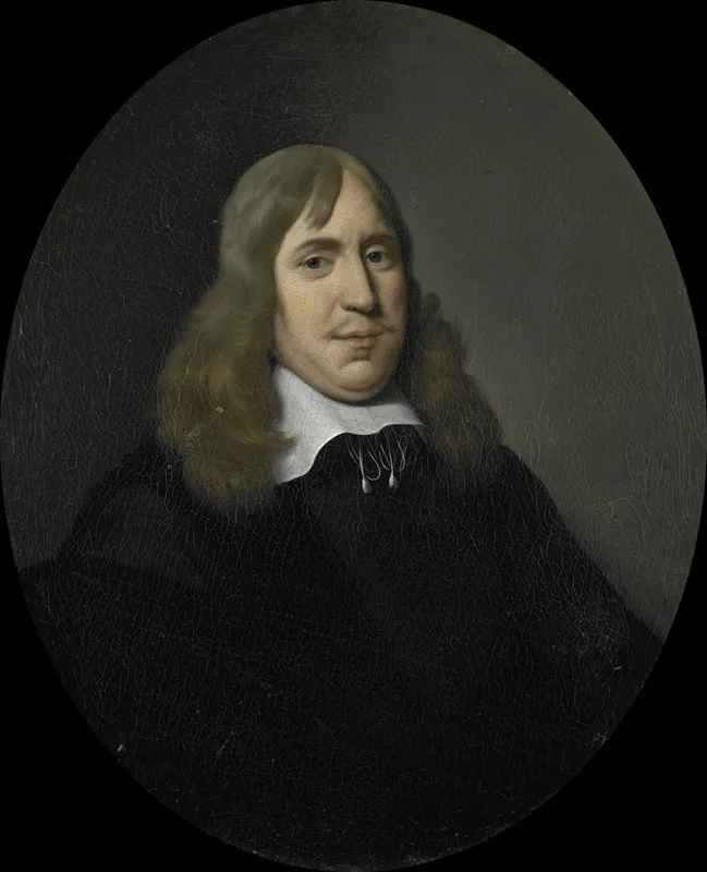 Portrait Of Willem Hartigsvelt Director Of The Rotterdam Chamber Of The Dutch East India Company Elected 1657 Wall Art by Pieter Van Der Werff - High-Resolution Digital Print
