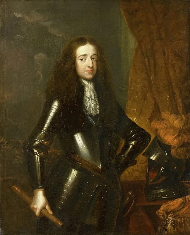 Portrait Of Willem Iii 1650 1702 Prince Of Orange And Since 1689 King Of England Wall Art by Caspar Netscher - High-Resolution Digital Print