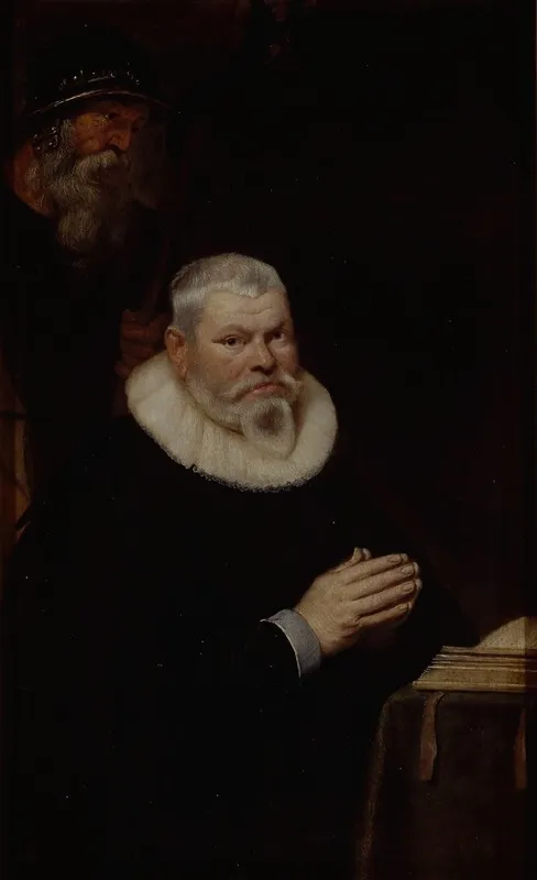 Portrait Of Willem Van Meerbeeck With Saint William Of Aquitaine