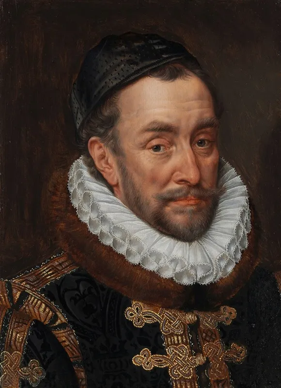 Portrait Of William I Prince Of Orange Wall Art by Adriaen Thomasz. Key - High-Resolution Digital Print