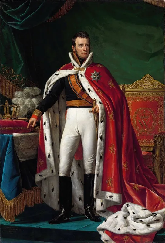Portrait Of William Iking Of The Netherlands Wall Art by Joseph Paelinck - High-Resolution Digital Print