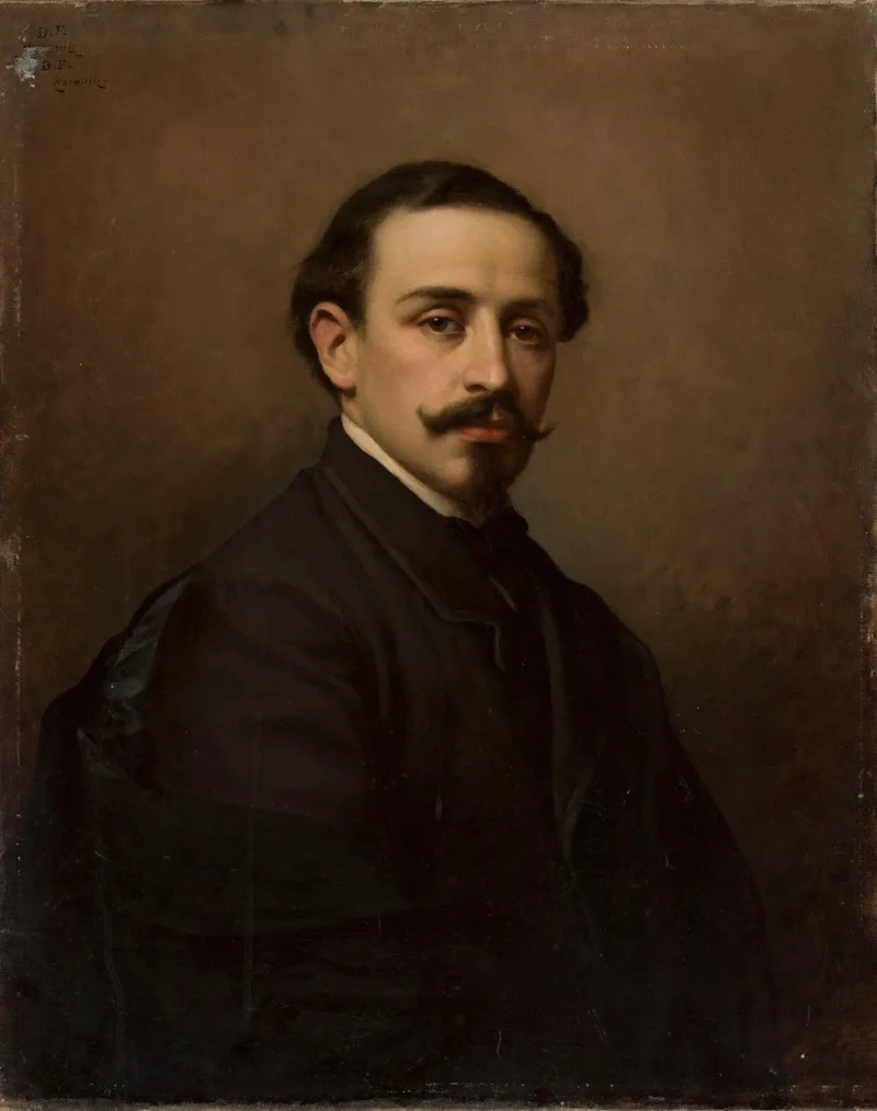 Portrait Of Wladyslaw Rawicz 1832 1863 Wall Art by Leopold Horowitz - High-Resolution Digital Print
