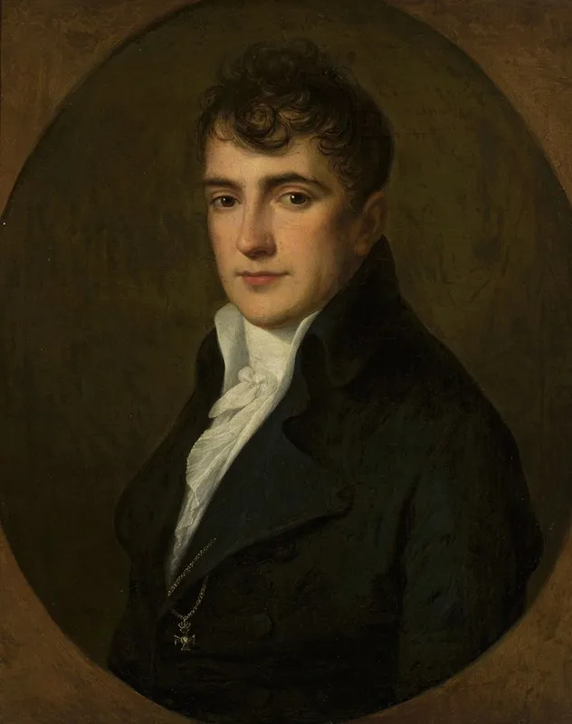 Portrait Of Wojciech Mecinski Wall Art by Angelica Kauffmann - High-Resolution Digital Print