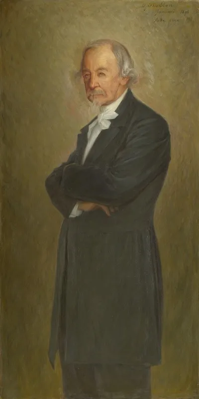 Portrait Of Zackarias Topelius Wall Art by J.A.G. Acke - High-Resolution Digital Print