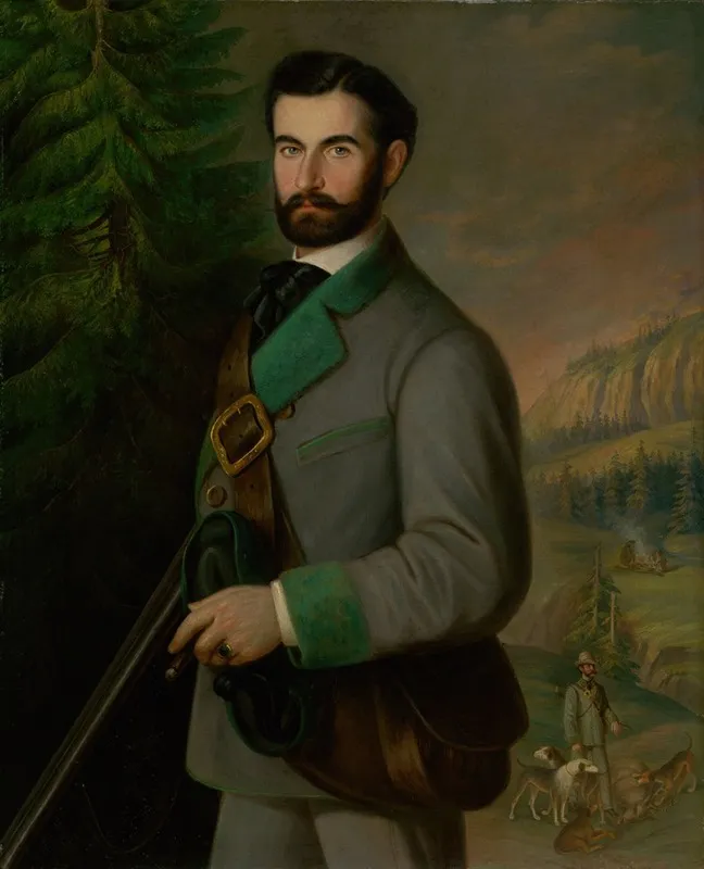 Portrait Of Zoltan Zmeskal In His Hunting Clothes
