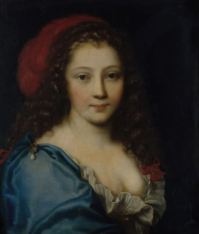 Portrait Presume Darmande Bejart Vers 1640 1700 Comedienne