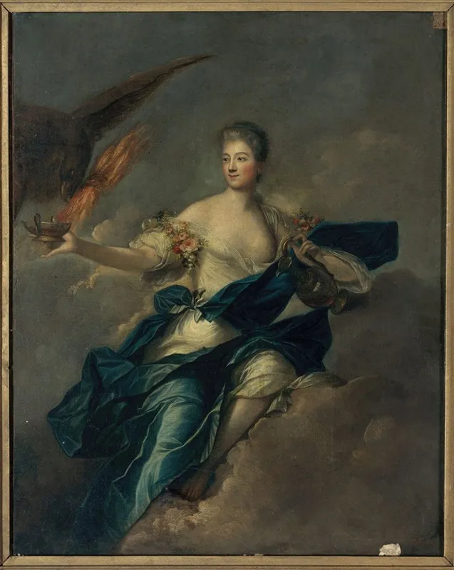 Portrait Presume De Mme De Mailly 1710 1751 En Hebe