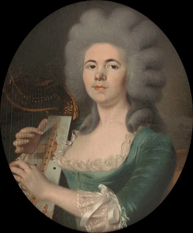 Portrait Presume De Rosalie Dugazon 1755 1821 Chanteuse Wall Art by Isabelle Pinson - High-Resolution Digital Print