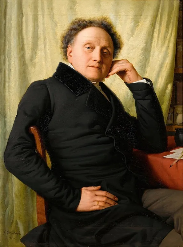 Portrait Soist Franz Xaver Wall Art by Franz Ittenbach - High-Resolution Digital Print
