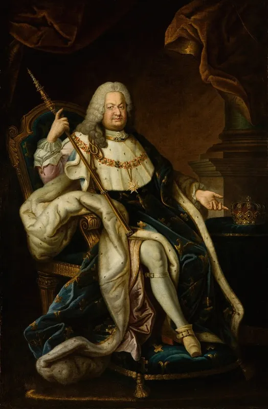 Portrait Stanislaus Leszczynski Wall Art by After Jean Girardet - High-Resolution Digital Print