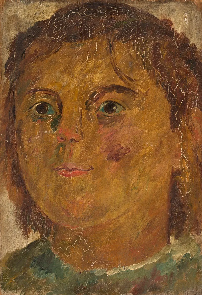 Portrait Study Of A Little Girl