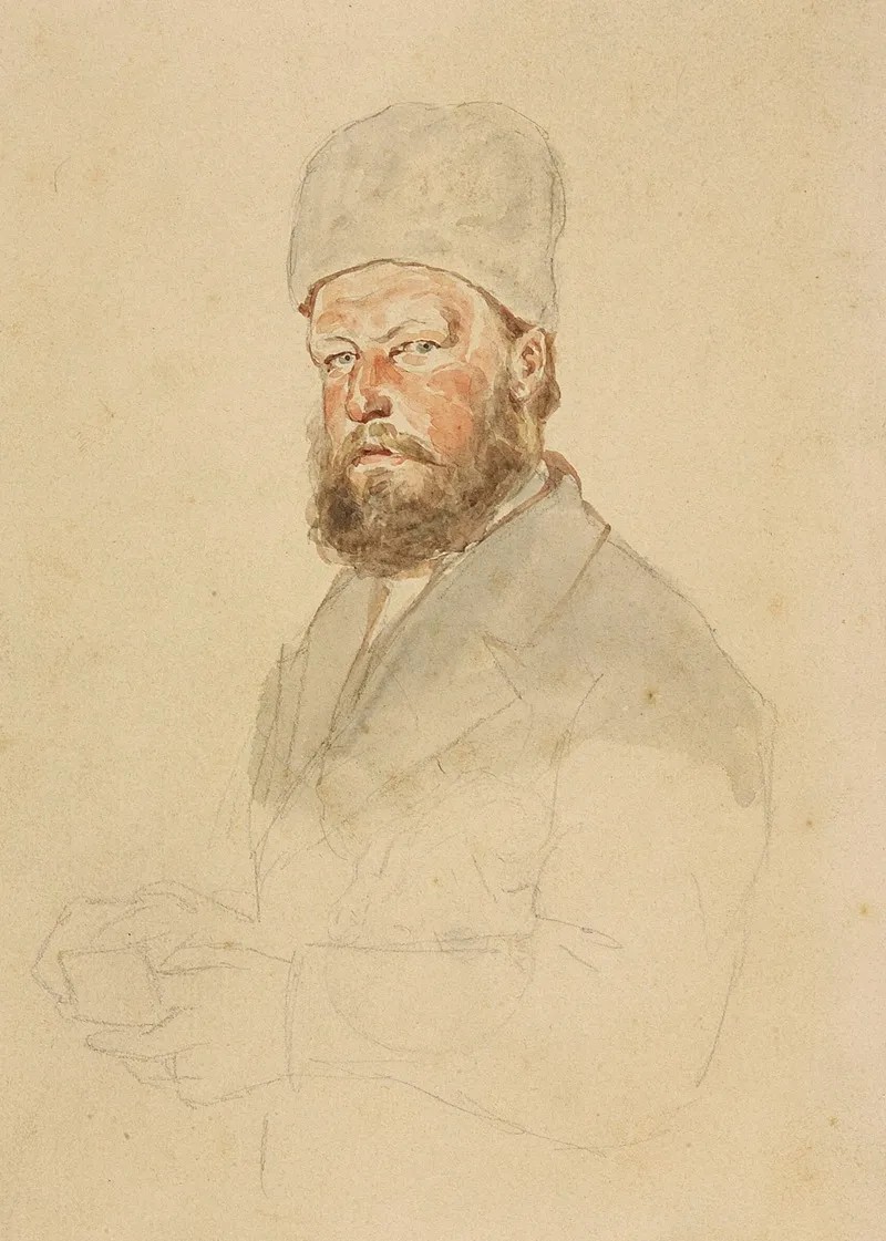 Portrait Study Of Aleksander Branicki