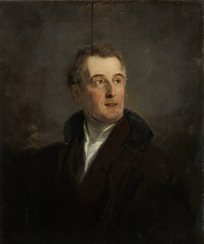 Portrait Study Of Arthur Wellesley Duke Of Wellington