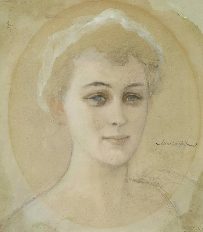 Portrait Study Of Baroness Naomi Emi De La Chapelle