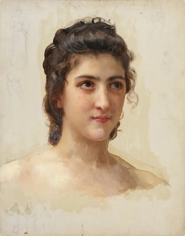 Portrait Study Of Gabrielle Drunzer