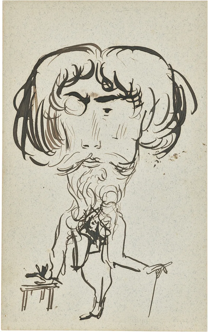 Portrait Study Of James Abbott Mcneil Whistler 1834 1903