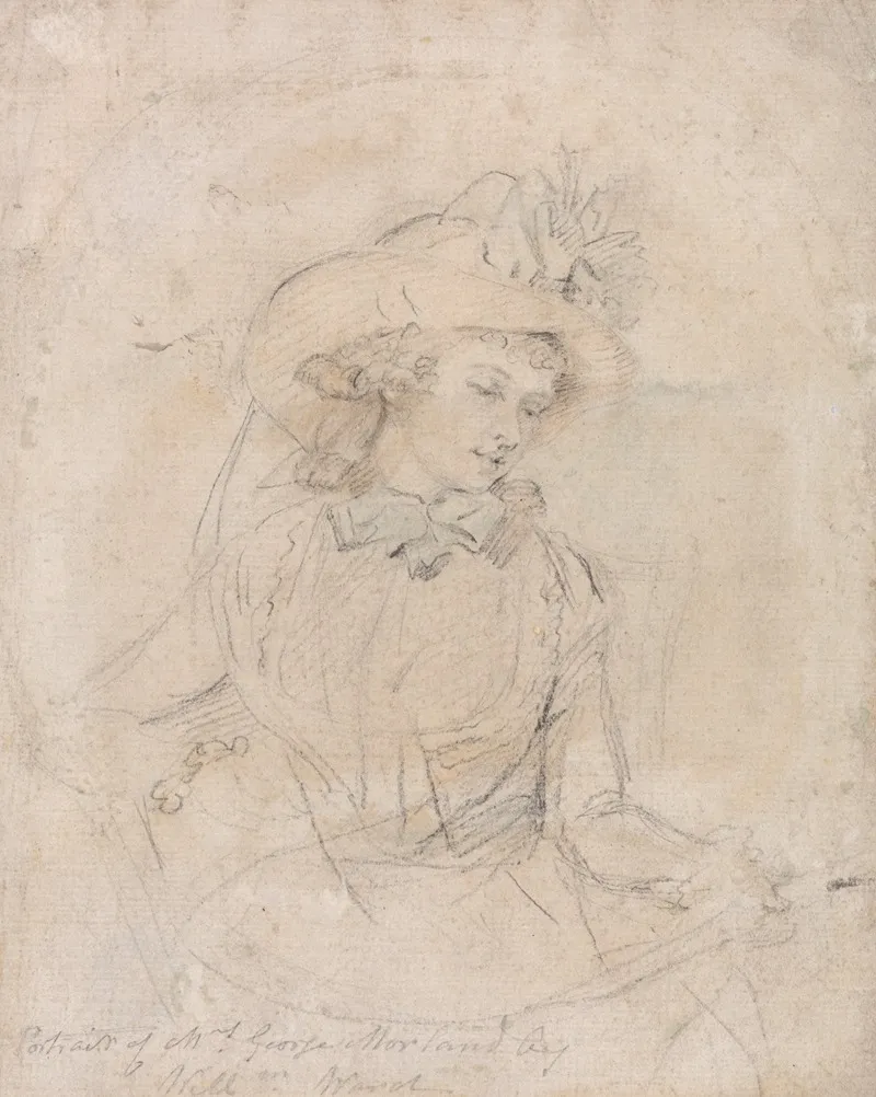 Portrait Study Of Mrs George Morland 2