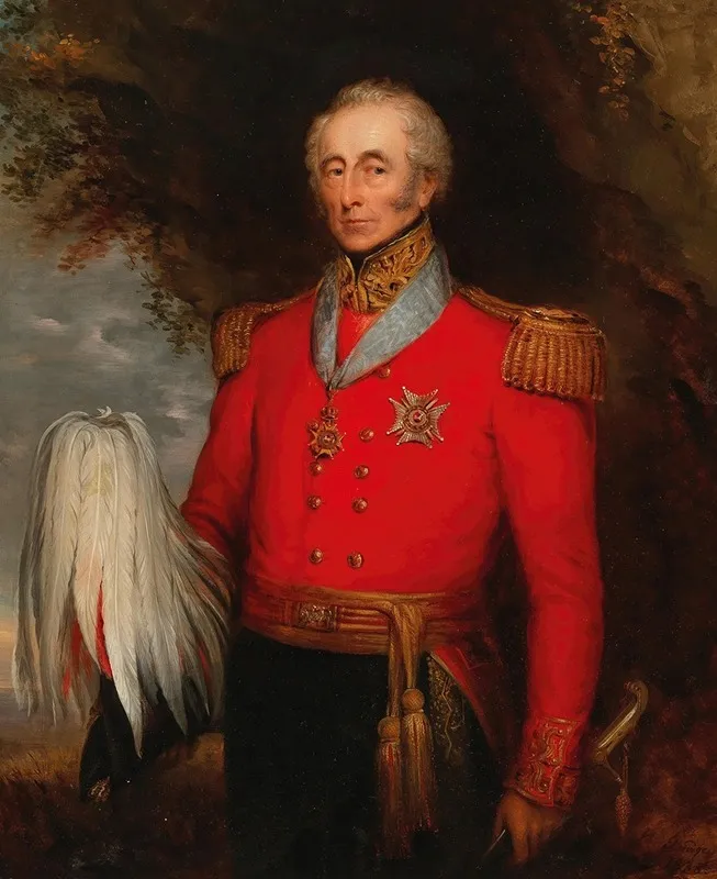 Portrait Von Lieutnant General Sir David Latimer Tinling Wriddington 1757 1839 Mit Kommandeurkreuz Und Bruststern Des Guelphen Orden Wall Art by John Bridges - High-Resolution Digital Print