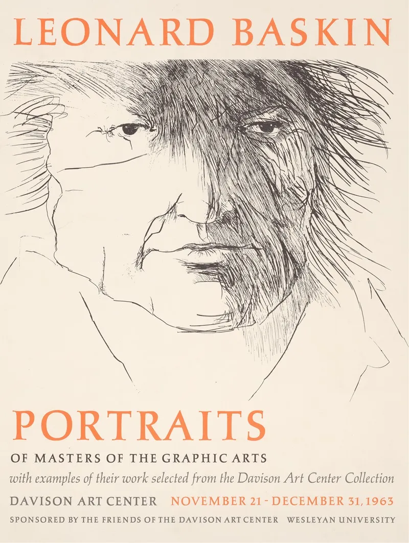 Portraits Of Masters Of The Graphic Arts 2 Wall Art by Leonard Baskin - High-Resolution Digital Print