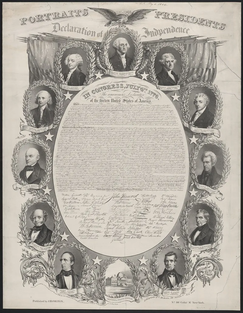 Portraits Of The Presidents Wall Art by Francis Michelin - High-Resolution Digital Print