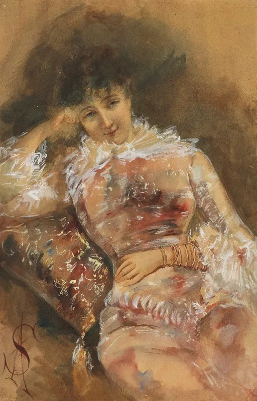 Portrat Der Sarah Bernhardt