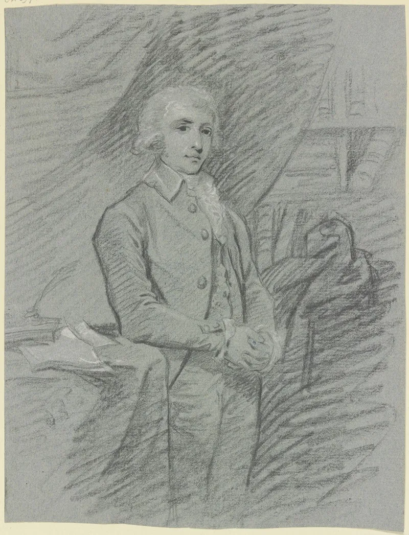 Portrat Eines Vornehmen Jungen Mannes Kniestuck Wall Art by Thomas Gainsborough - High-Resolution Digital Print