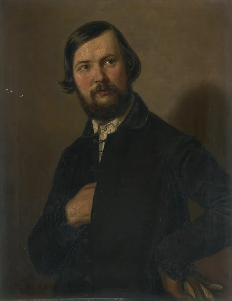 Portrat Franz Xaver Wagner Wall Art by Wilhelm Dürr - High-Resolution Digital Print
