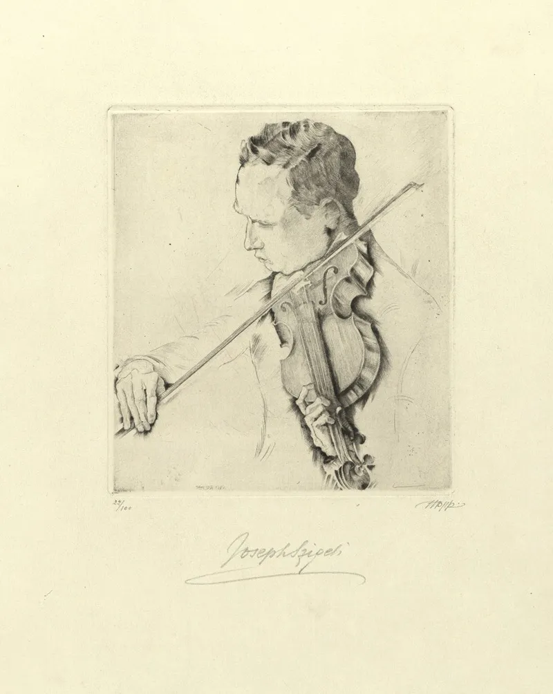 Portrat Josef Szigeti Violinvirtuose