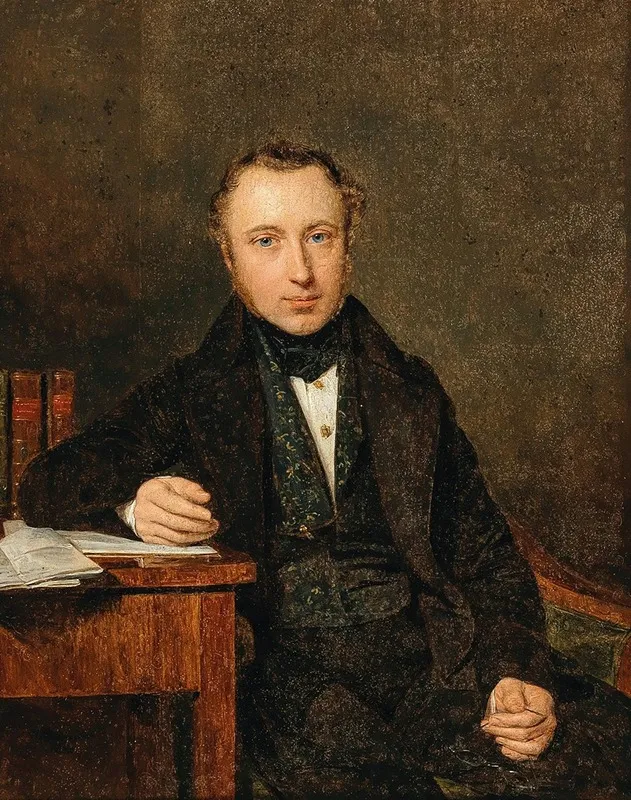 Portrat Josef Von Stadler Wall Art by Ferdinand Georg Waldmüller - High-Resolution Digital Print