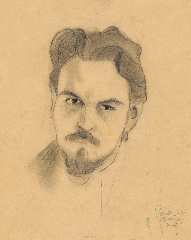 Portratstudie Anton Peschka