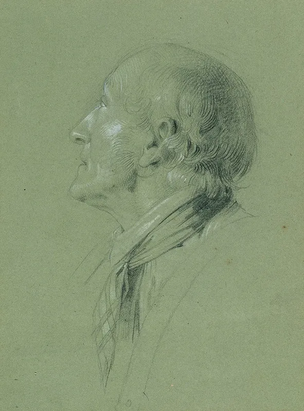 Portratstudie Zur Heimkehr Des Landwehrmannes 1817 Wall Art by Johann Peter Krafft - High-Resolution Digital Print