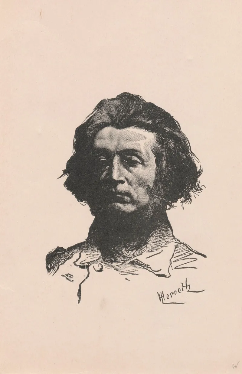 Portret Adama Mickiewicza Wall Art by Leopold Horowitz - High-Resolution Digital Print