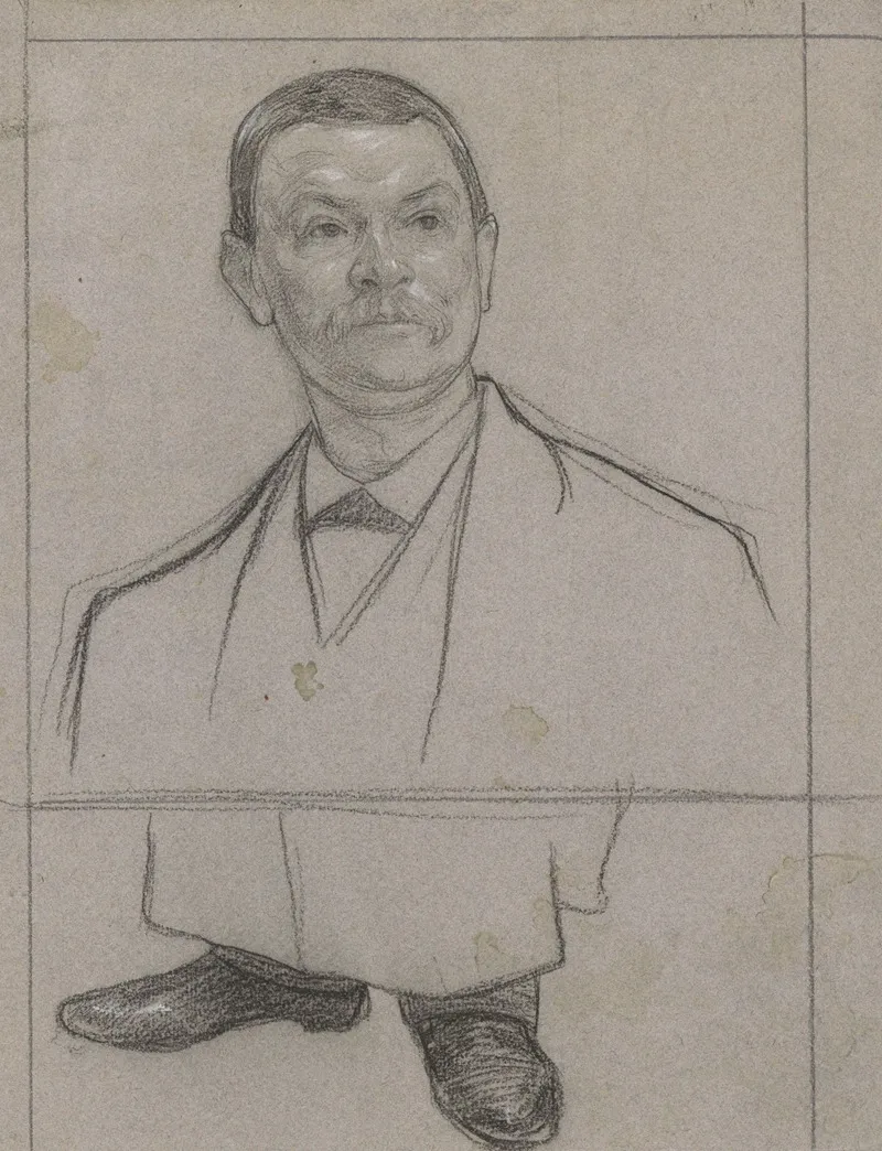 Portret En Voeten Van De Ober Johan Uit De Poort Van Cleve