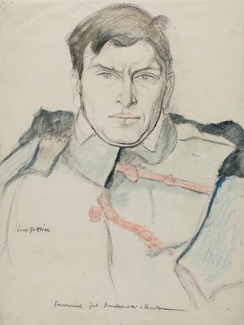 Portret Juliusza Kaden Bandrowskiego Porucznika Legionow Polskich