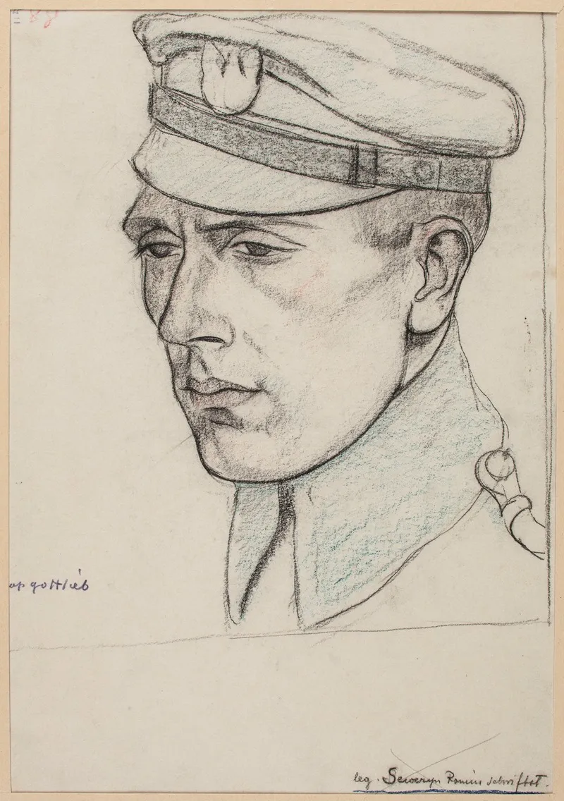 Portret Seweryna Romina Pisarza I Zolnierza Legionow Polskich