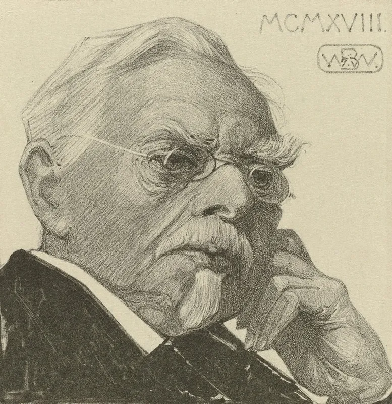Portret Van August Allebe