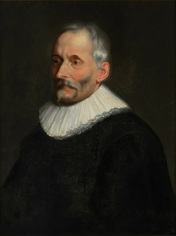Portret Van Balthasar I Moretus Wall Art by Balthasar Beschey - High-Resolution Digital Print