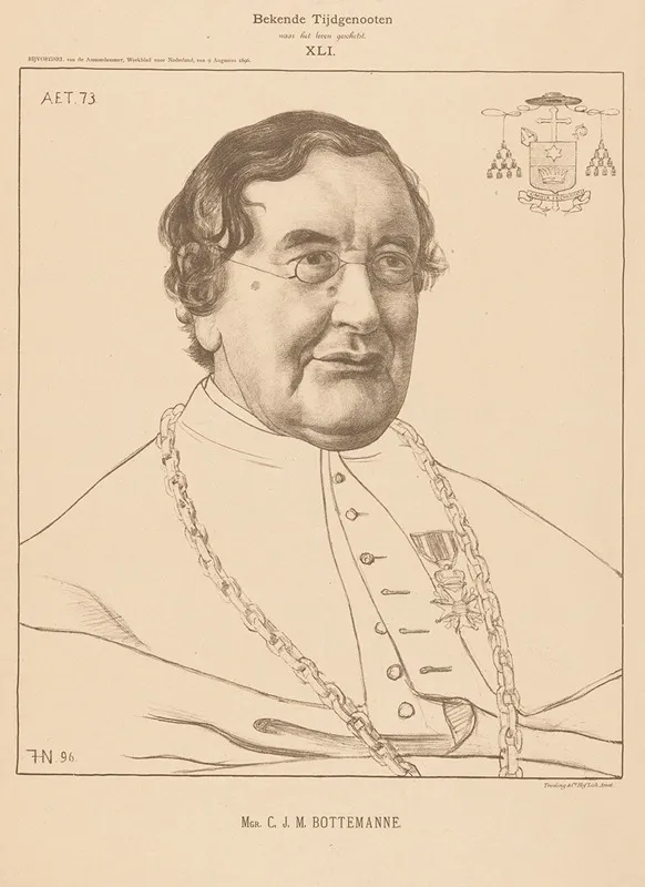 Portret Van Caspar Josefus Martinus Bottemanne