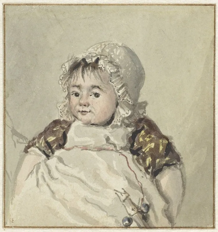 Portret Van Cornelia Johanna Van Os Wall Art by Georgius Jacobus Johannes van Os - High-Resolution Digital Print