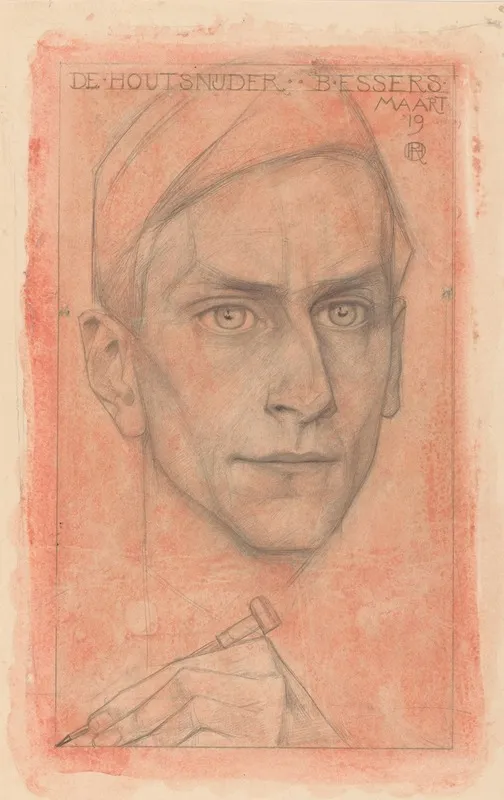 Portret Van De Houtsnijder B Essers