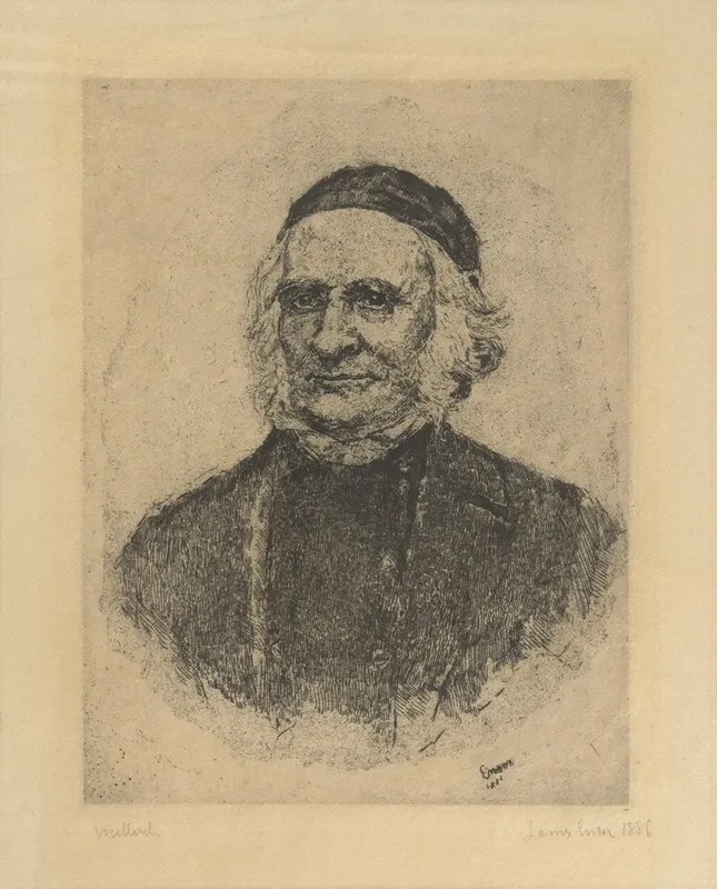 Portret Van De Scandinaafse Botanicus Elias Fries
