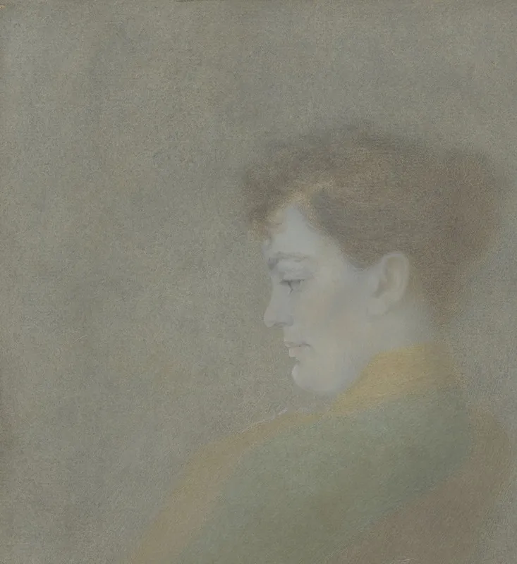 Portret Van Dora Herzberg Wall Art by Hendrik Godfried Icke - High-Resolution Digital Print