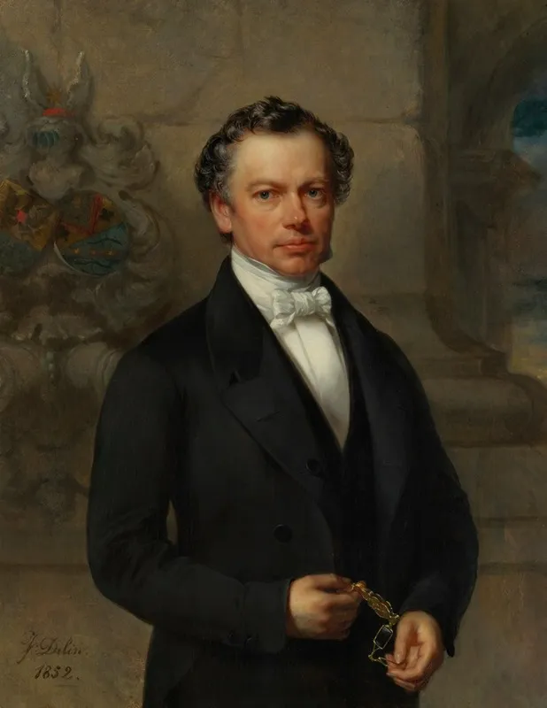 Portret Van Edward Jean Hyacinthe Moretus Plantin