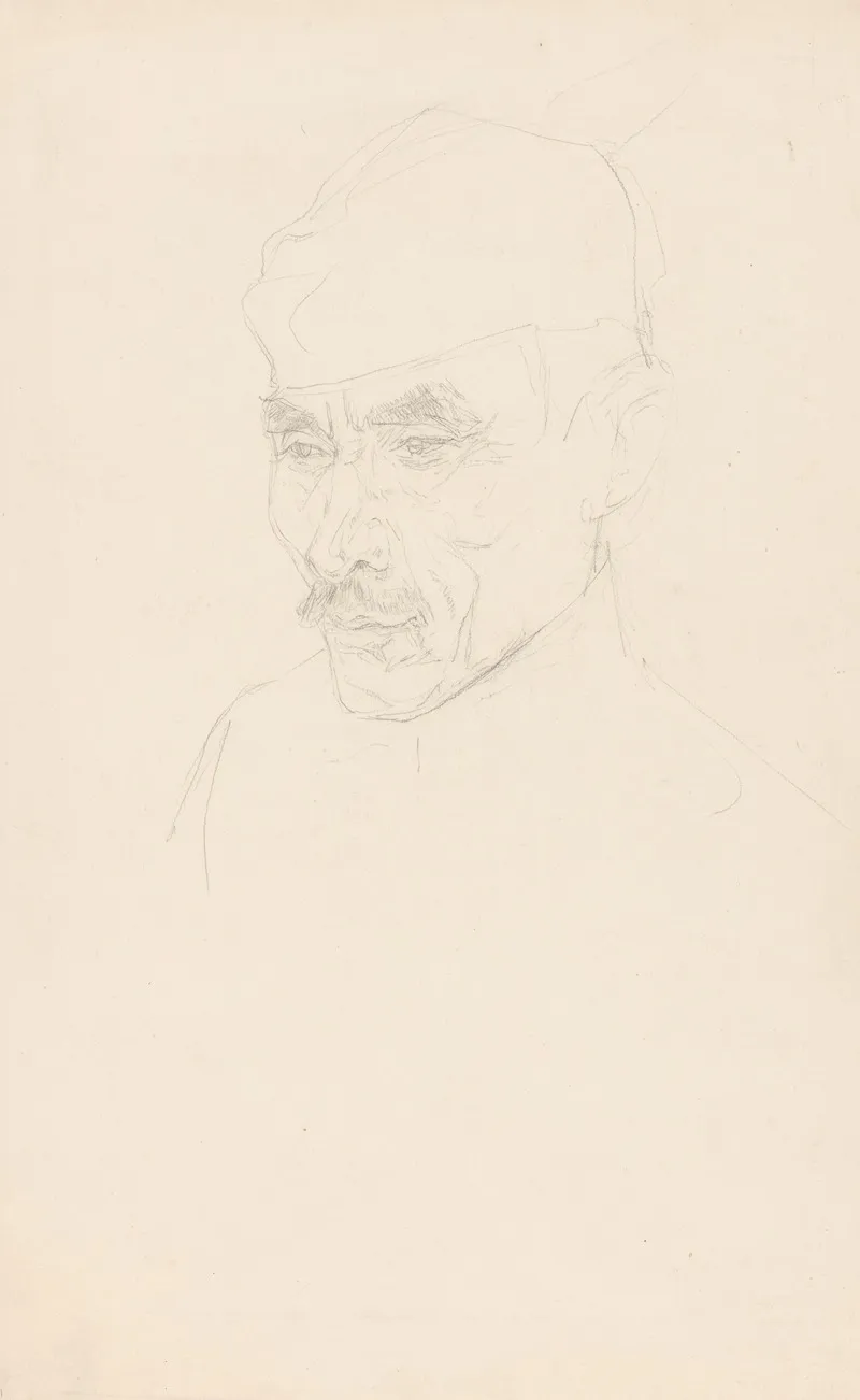 Portret Van Een Javaan Schets