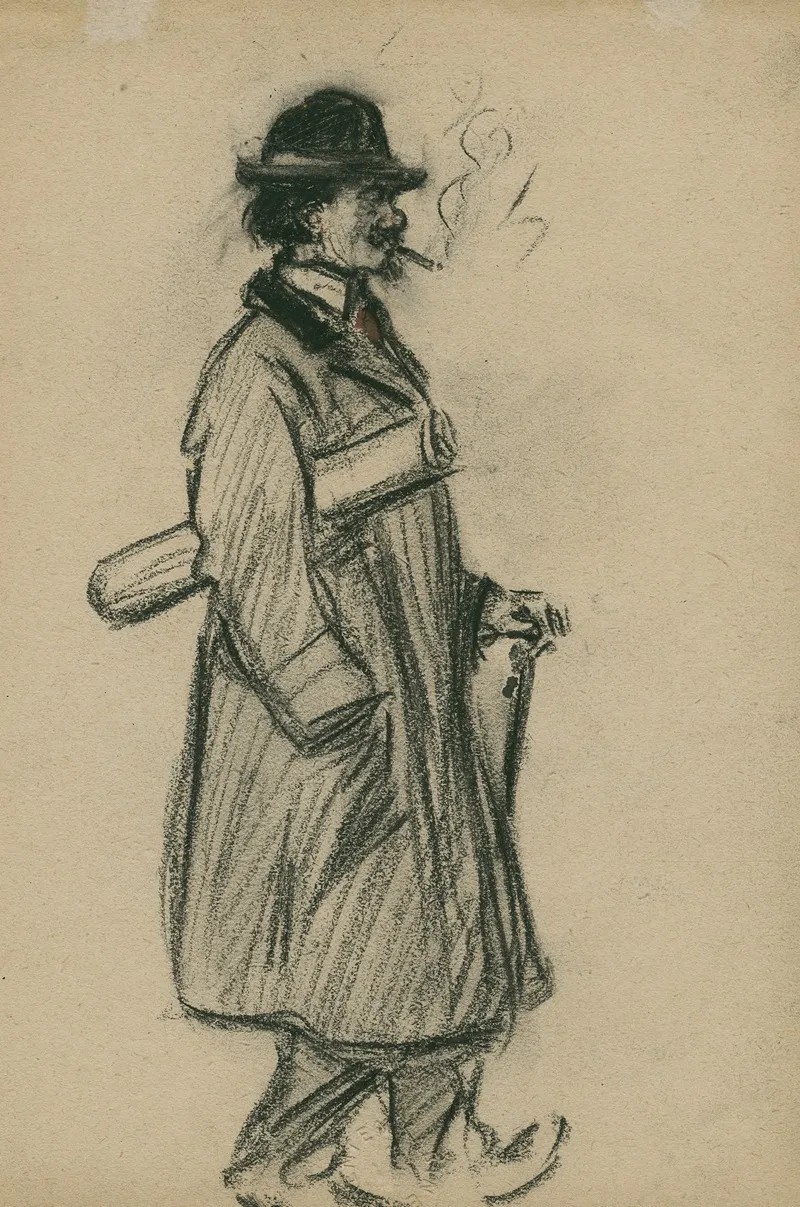 Portret Van Een Man Met Bril