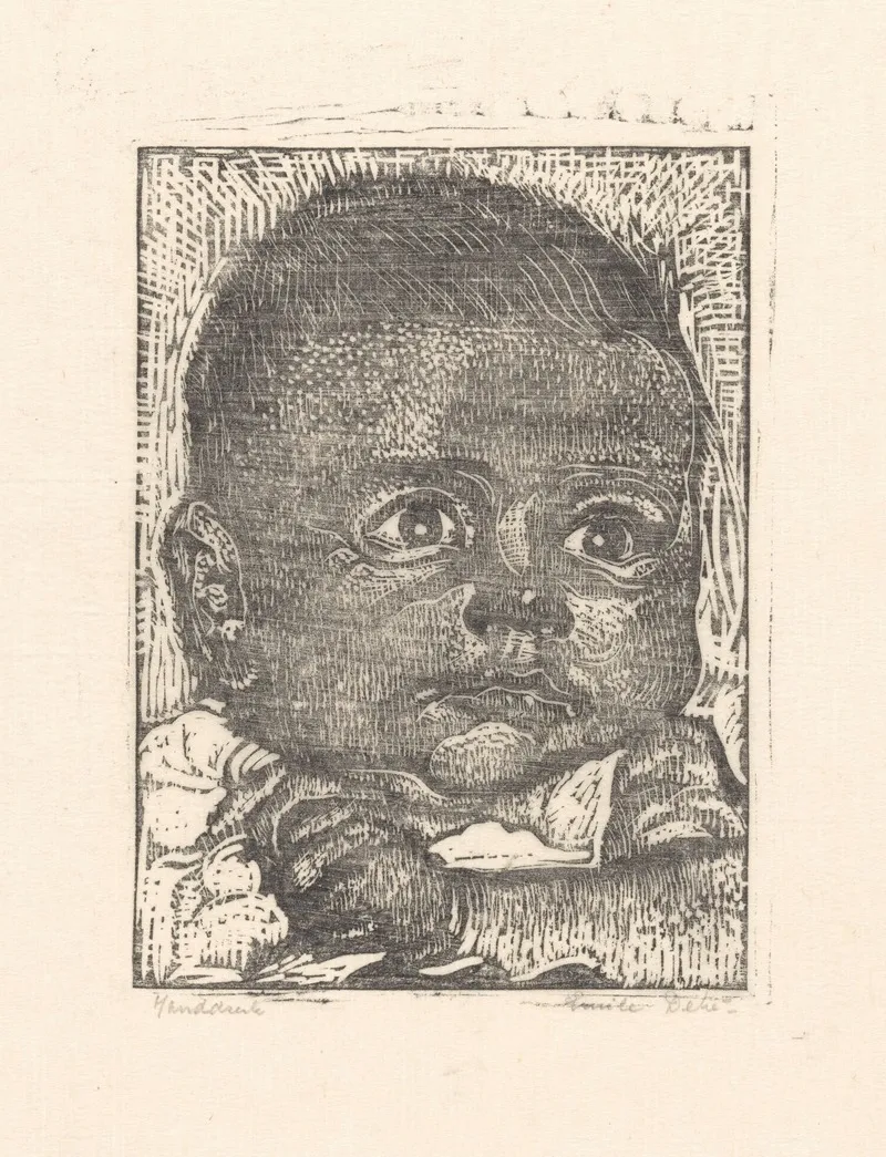 Portret Van Een Onbekende Baby
